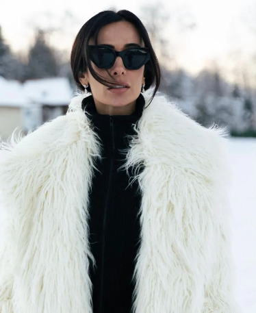 Cat New Sun - Black Geometric Sunglasses w/ Black Lenses