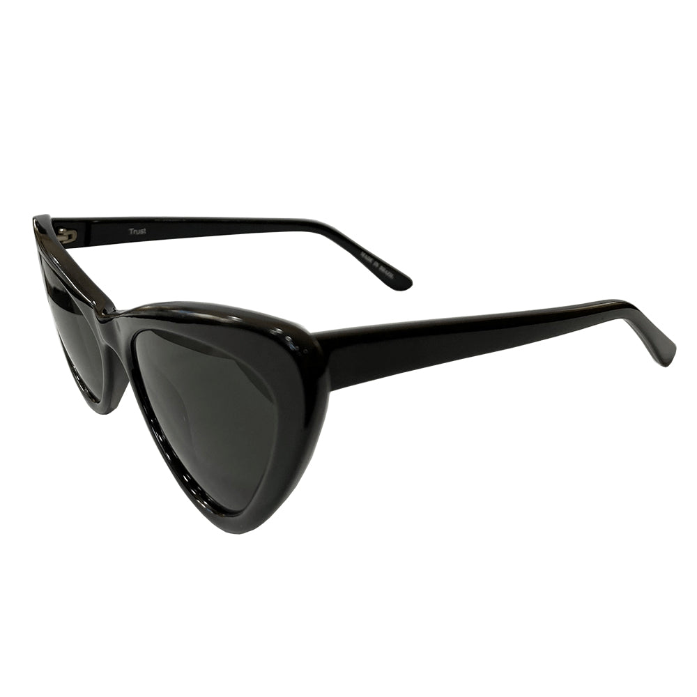 Trust Collection - Black Coloured Cat Eye Sunglasses