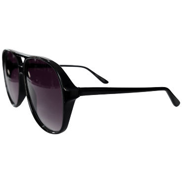 LB Aviator Style Black Coloured Large Sunglasses