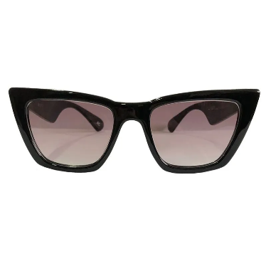 I Believe Collection - Black Coloured Sunglasses w/ Black Gradient Lenses