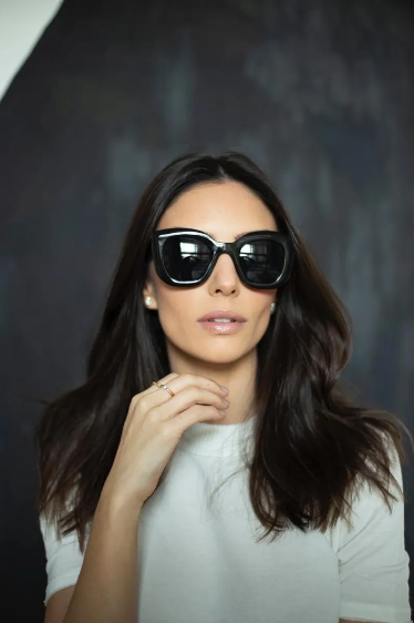 Light Collection - Black Coloured Sunglasses w/ Black Lenses