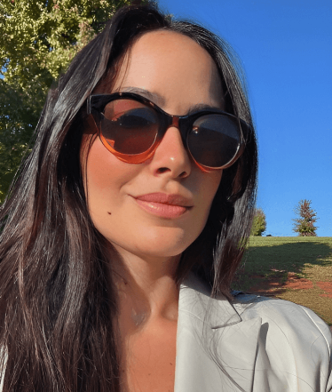 Sunny Collection - Round Turtle Print Sunglasses w/ Gradient Effect