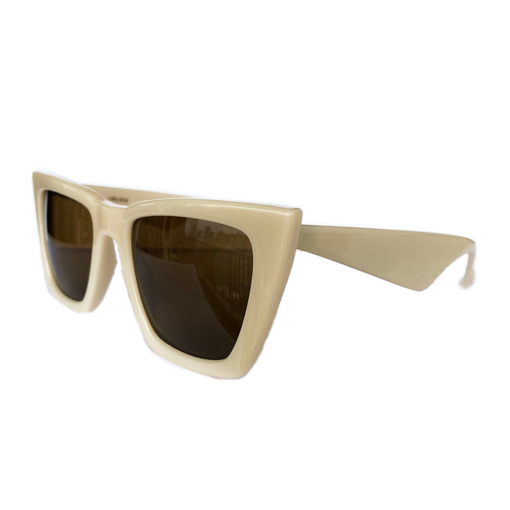 I Believe Collection - Ice Coloured Sunglasses w/ Brown Lenses
