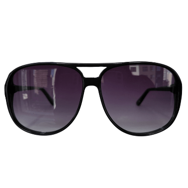 LB Aviator Style Black Coloured Large Sunglasses