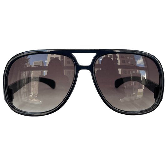 PatBo x Ac Brazil - Black Aviator w/ Gradient Lenses
