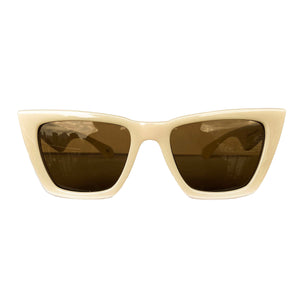 I Believe Collection - Ice Coloured Sunglasses w/ Brown Lenses