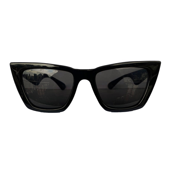 I Believe Collection - Black Coloured Sunglasses w/ Black Lenses