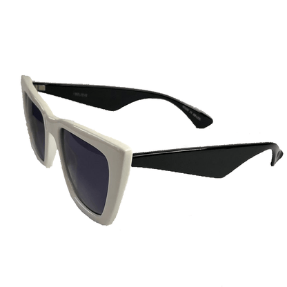 I Believe Collection - White Coloured Sunglasses w/ black lenses