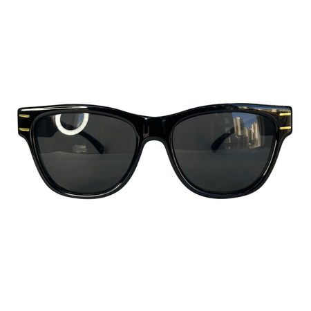 I Believe Unissex - Square Black Coloured Sunglasses