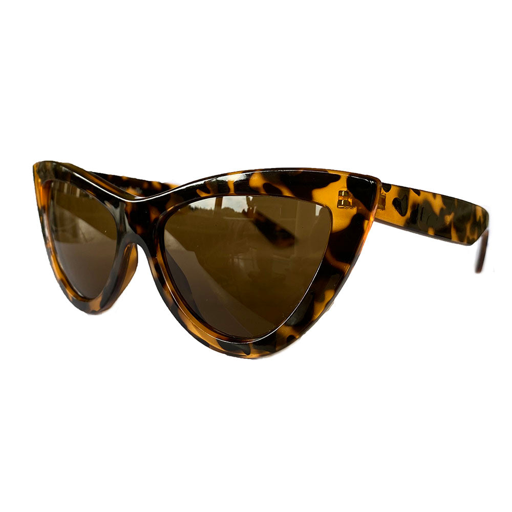 LA VIE EST BELLE COLLAB - Turtle Print Cat Eye Sunglasses