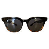 WANDERLUST COLLECTION: Square Black Coloured Sunglasses w/ Black Lenses